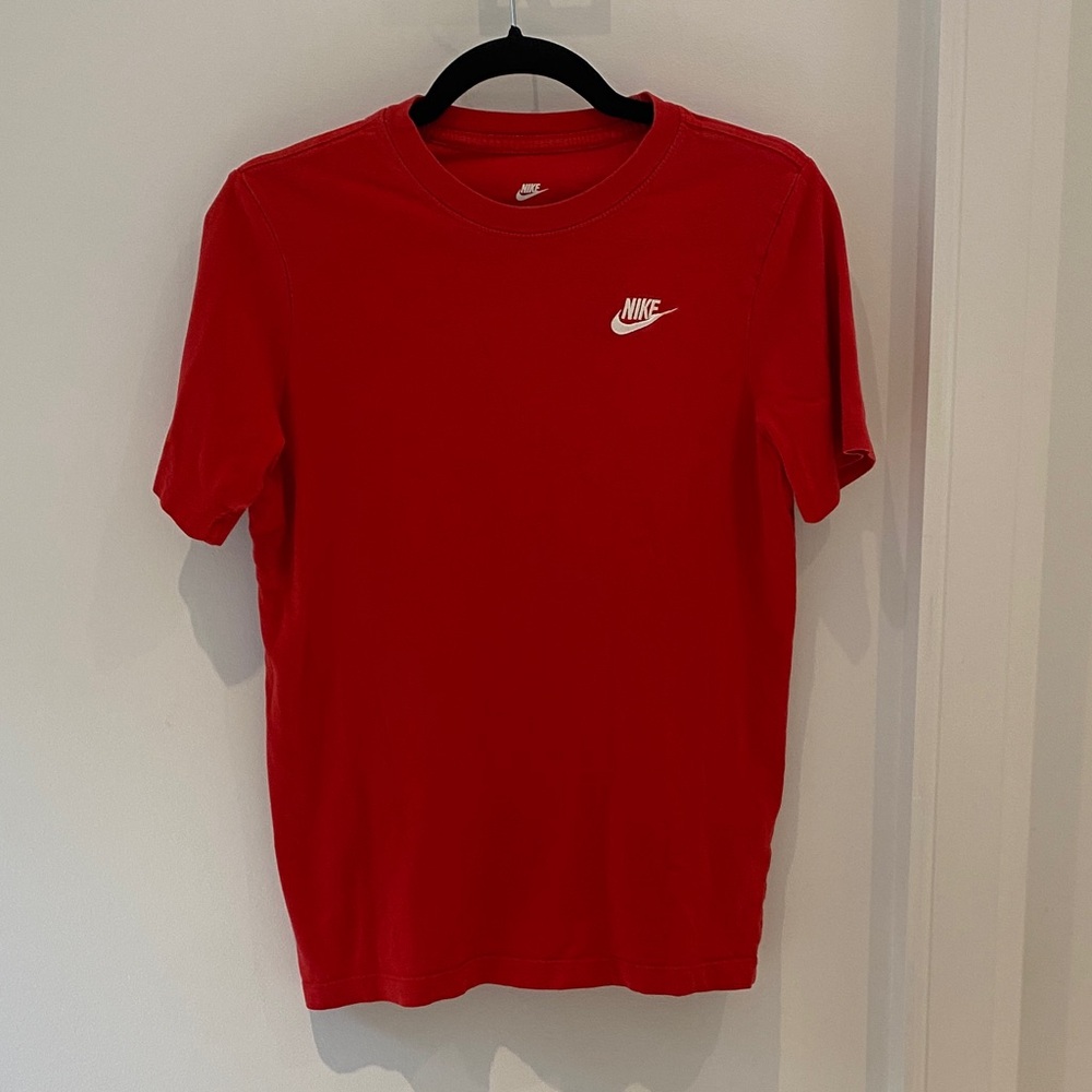 Nike Bold Red Tee with Logo